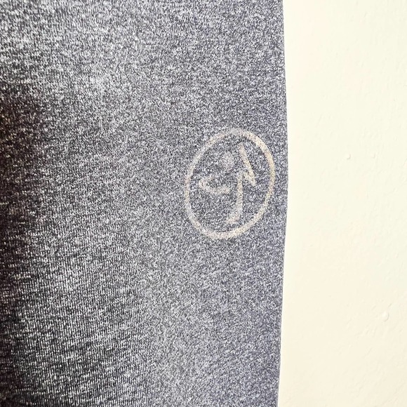 Zumba Fitness Capri Leggings XS Heather Black High Waist Cropped Pull On Active - Picture 4 of 7